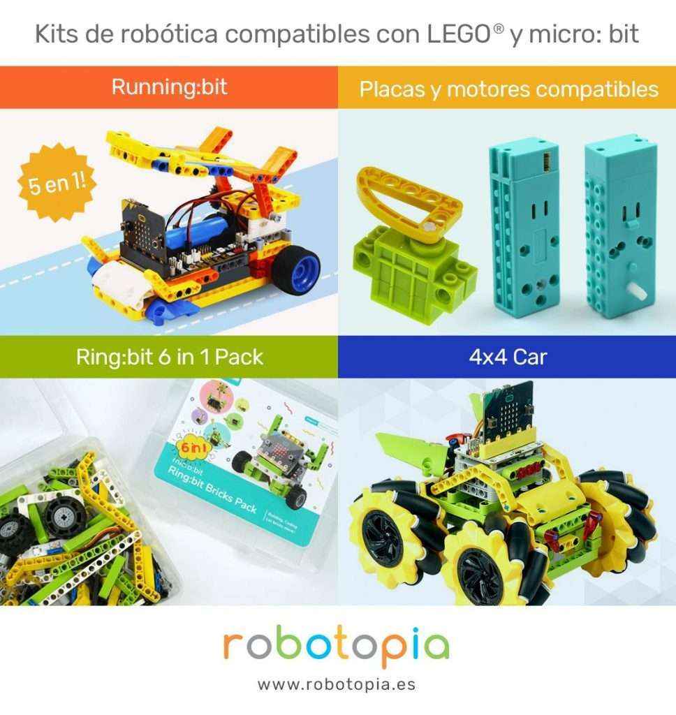Nuevos kits de robótica compatibles con LEGO y micro:bit • SEGUNDOJAZZ